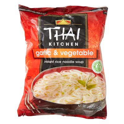 Thai Kitchen, Instant Rice Noodle Soup, Garlic & Vegetable, 1.6 oz