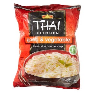 Thai Kitchen, Instant Rice Noodle Soup, Garlic & Vegetable, 1.6 oz - 1 of 2