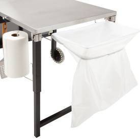 Cuisinart Black and Stainless Steel Outdoor Prep Table with Wheels