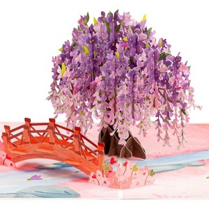 Frndly by Paper Love 3D Wisteria Pop Up Card - 1 of 4
