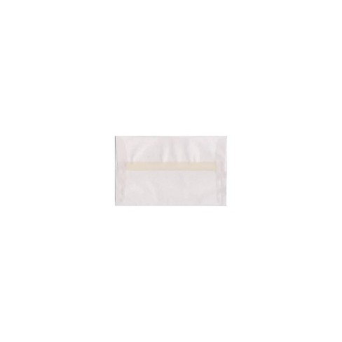 JAM Paper A9 Translucent Vellum Invitation Envelopes 5.75 x 8.75 Clear Bulk 250/Box (900964615H) - image 1 of 1