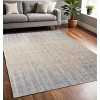 HomeRoots 5' X 8' Tan And Blue Abstract Distressed Area Rug - 2 of 4