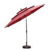 Ainfox 10FT 3 tier vented Outdoor Table Umbrella - 2 of 4