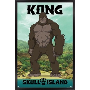 Trends International Skull Island - Kong Framed Wall Poster Prints - 1 of 4
