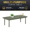 Kinger Home Komodo 4-Piece Patio Furniture Set, Outdoor Conversation Set with Cushioned - 3 of 4