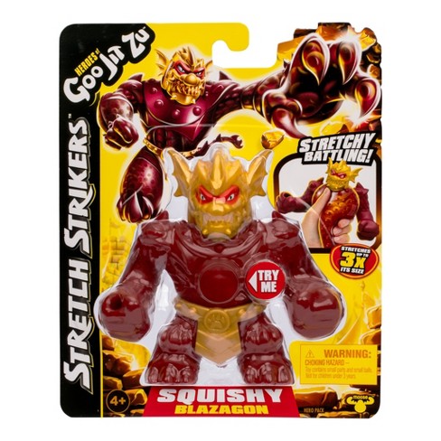 Goo Jit Zu Squishy Blazagon Stretch Strikers Figure Target