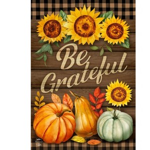 Briarwood Lane Double Sided Garden Flag 12x18 For Outdoor Be Grateful Fall For Fall Garden Flag Flags For Outside - 1 of 4