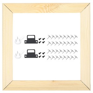Unique Bargains DIY Sturdy Wood Easy to Assemble Canvas Frame for Oil Paintings - 1 of 4