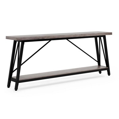 NicBex 31.49" H Console Table with Open Storage Shelf Sofa Table for Entryway Living Room