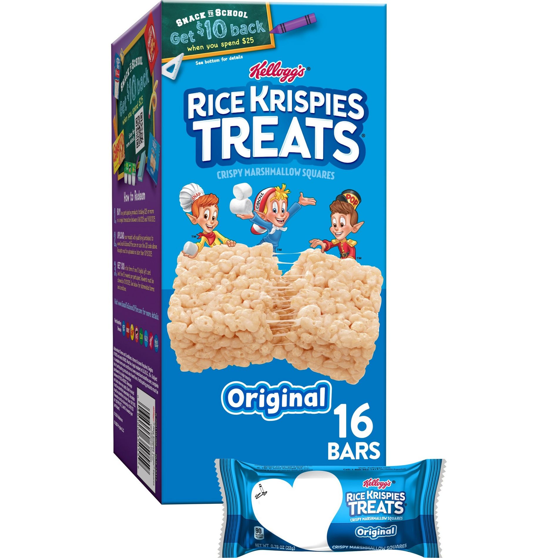 Kellogg's Rice Krispies Treats Original Bars - 12.4oz/16ct