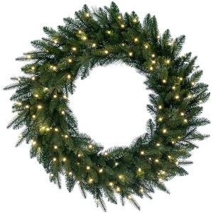 Vickerman Berkley Mixed Pine Artificial Wreath - 1 of 4