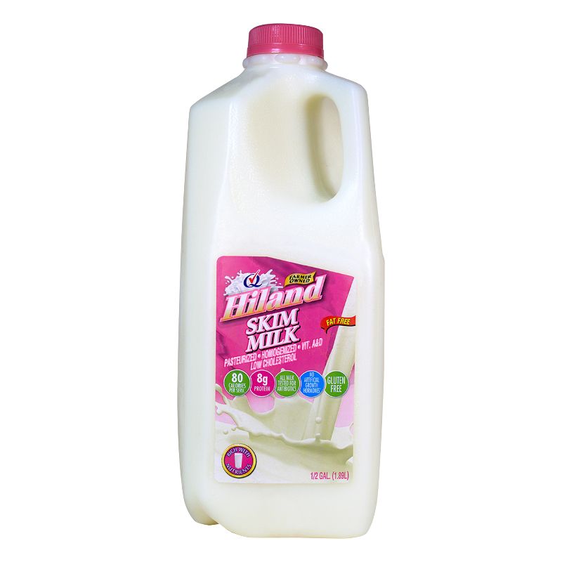 Hiland Skim Milk - 0.5gal, 1 of 4
