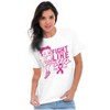 Breast Cancer Fight Like Betty Boop Womens Graphic T Shirt Tees Brisco Brands - 3 of 4