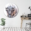Courtside Market Global Wonders Photography Collection, Buffalo Snow II 15x15 Statement Piece Wood Décor - 2 of 2