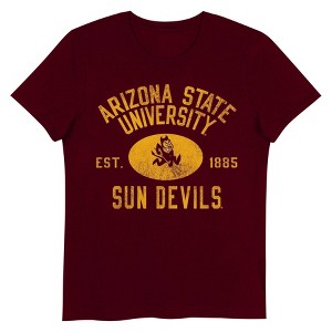 NCAA Arizona State Suns Devils Girls' Crew Neck T-Shirt - 1 of 1