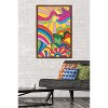 Trends International Hey Happy - Psychedelic Landscape Framed Wall Poster Prints - 2 of 4
