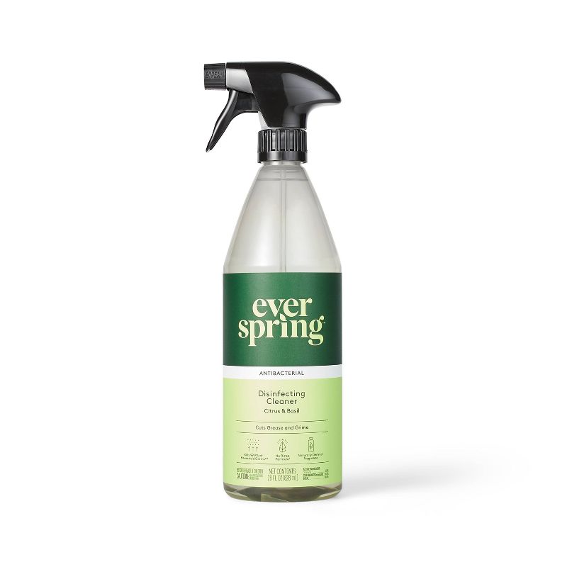 Citrus Basil All Purpose Disinfecting Spray - 28 fl oz - Everspring&#8482;, 1 of 4