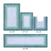 Torrent Collection 4 Piece 100% Soft Cotton Tufted Weave Bath Rug Set, Ombre Pattern, Super Soft & Absorbent, Machine Washable Bathroom Mats - 2 of 4