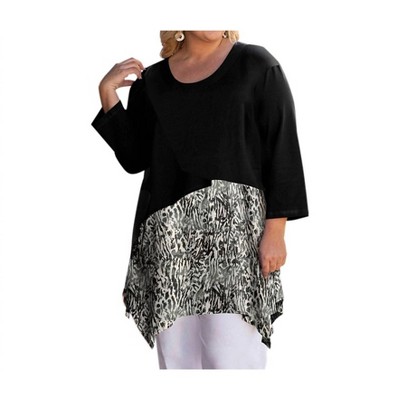 Women's Printed Caiden Tunic - Plus - On The Plus Side