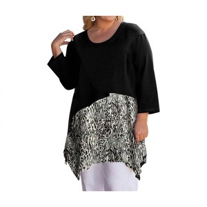 Women's Printed Caiden Tunic - Plus - On The Plus Side - 1 of 3