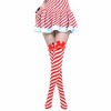 Skeleteen Girls Peppermint Candy Cane Socks - 4 of 4