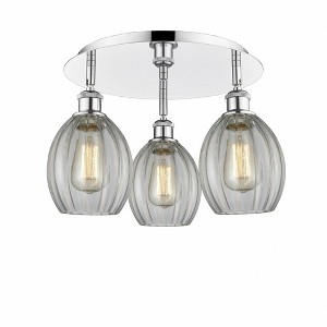 Eaton - 3 Light Flush Mount In Industrial Style-10.5 Inches Tall and 17.25 Inches Wide - 1 of 1
