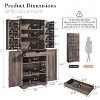 72" Tall Farmhouse Kitchen Pantry - 2 of 4