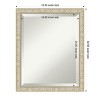 Amanti Art Lila Beveled Wood Framed Bathroom Vanity Wall Mirror - 3 of 4