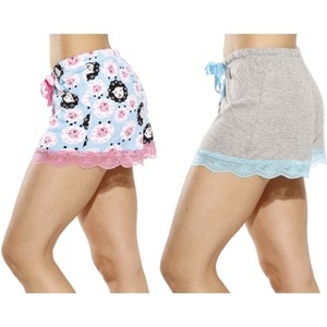 Just Love Women’s Pajama Shorts – Soft Cotton Lounge Sleep Shorts with Drawstring Waist - 1 of 1