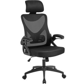 SIHOO Ergonomic Office Chair Desk Chair High Back Mesh Computer Chair with  Armrest and Adjustment Lumbar Support, 300lb, Light Gray