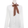 Elerevyo Women's Floral Chiffon Lightweight Skinny Neck Scarf Neckerchief - 2 of 4