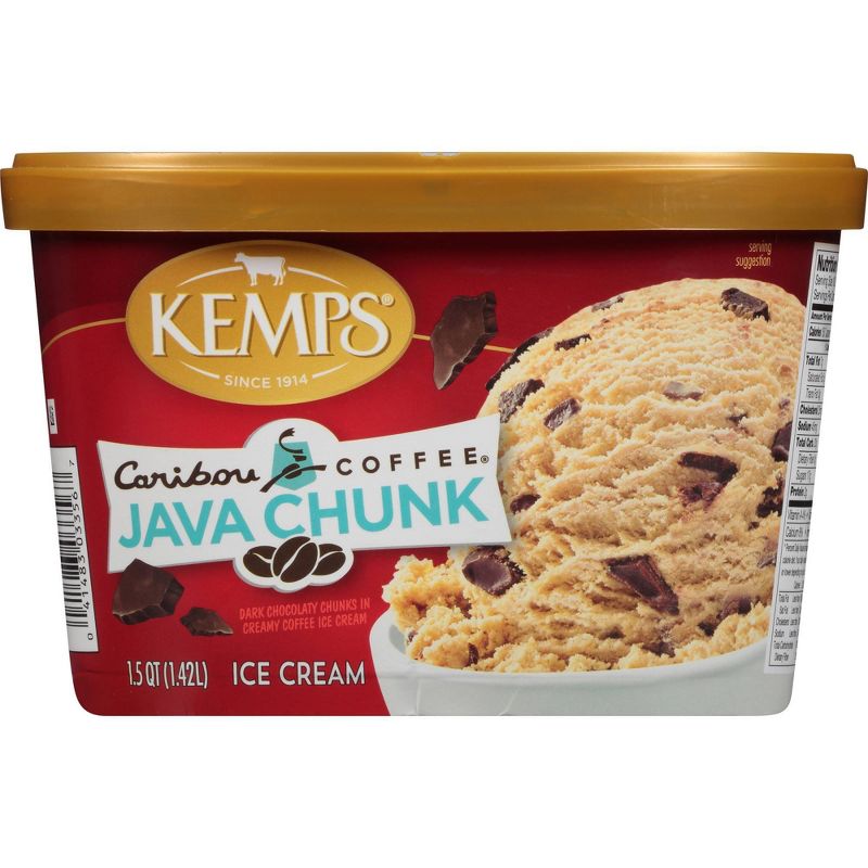 Kemps Caribou Coffee Java Chunk Premium Ice Cream - 48oz, 1 of 7
