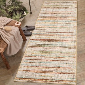 Modern Washable Rugs Braided Pattern Rug Soft Non Shedding Stain Resistant Carpet - 1 of 4