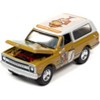 1970 Chevrolet Blazer Mustard Yellow w/White Top w/Poker Chip Collector's Token 1/64 Diecast Model Car by Johnny Lightning - 3 of 3