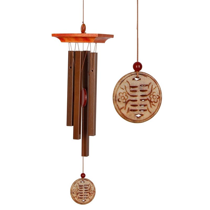 Woodstock Windchimes Woodstock Amber Chime, Wind Chimes For Outside, Wind Chimes For Garden, Patio, and Outdoor Décor, 20"L, 4 of 10