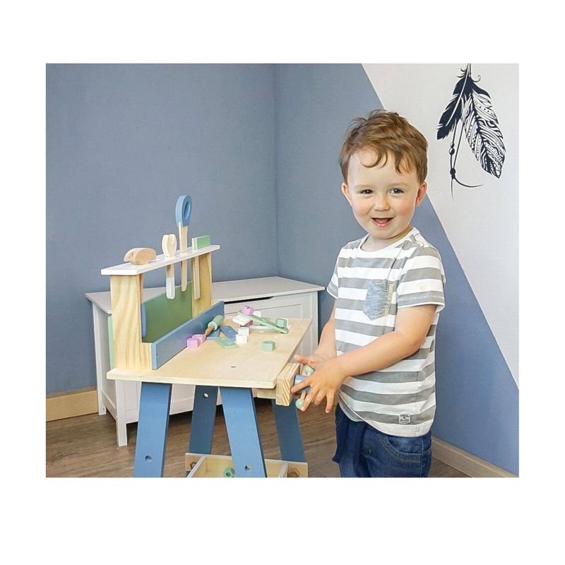 Small Foot Wooden Toys Premium Nordic Workbench, 6 of 8