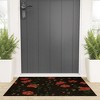 Camilla Foss Midnight Flourish Welcome Mat - society6 - 2 of 3