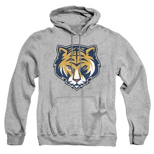 Men's Queensborough Community College Distressed Primary Logo Pull-Over Hoodie - 1 of 4