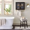 Reeded Glass Bathroom Wall Cabinet - Hearth & Hand™ with Magnolia - 2 of 4