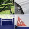 Cesicia 14 FT Navy 9 Person Camping Tent with 6 Large Mesh Windows - 4 of 4