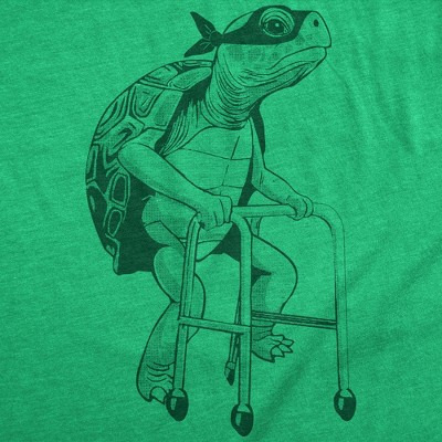 Мужские футболки Crazy Dog T-Shirts, Inc. Mens Funny T Shirts Elderly Fighter Tortoise Sarcastic Turtle Graphic Novelty Tee for Men - Crazy Dog Men's T Shirt for Animal Lovers Green XXL — фото 2