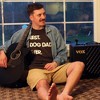 Mens Best Dog Dad Ever T shirt Funny Fathers Day Hilarious Graphic Puppy Tee Guy - Crazy Dog Men's T Shirt - 3 of 4