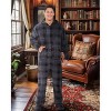 ADR Men's Plush Fleece One Piece Hooded Footed Zipper Pajamas Set, Soft Adult Jumpsuit PJs with Hood - 2 of 4