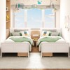 Safstar Twin Size Bed Frame with 2 Storage Drawers Wood Platform Bed with Headboard - 2 of 4