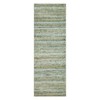Modern Braided Print Area Rug, Washable Living Room Rug, Non Slip Low Pile Soft Carpet for Dining Room, Home Office - 3 of 4