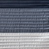SEVOBAL Shower Curtain Faux Silk with Pintucked Detailing and Colorblock Design for Stylish Bathroom Decor, Blue, 72"*72"*0.13" - 3 of 4