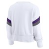 NCAA Kansas State Wildcats Women's White Terry Crew Neck Sweatshirt - 3 of 3