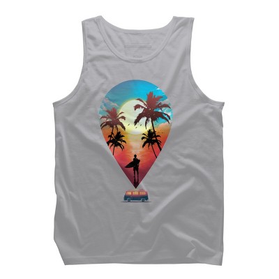 Men's Design By Humans Summer Vibes By clingcling Tank Top