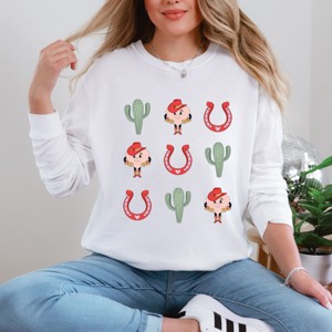 Simply Sage Market Western Valentine Chart Garment Dyed Long Sleeve - 2XL - White - 1 of 4
