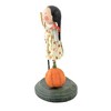 Lori Mitchell 6.5 Inch Pru The Pumpkin Farmer Fall Halloween Thandsgiving Figurines - 3 of 3